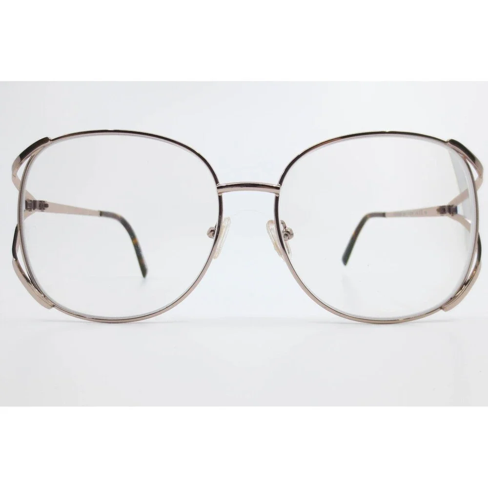 Reverb RVL-GS-2410 200 Rose Gold Oversized Round Eyeglasses Frames 61-16-140